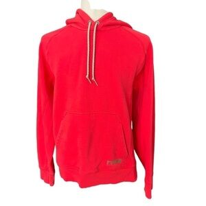 RTIC Outdoor Red/Orange Hooded Sweatshirt. Kangaroo Pocket Men’s Size: Small